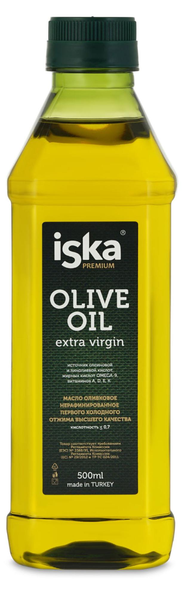 Масло оливковое iska Extra Virgin, 500 мл