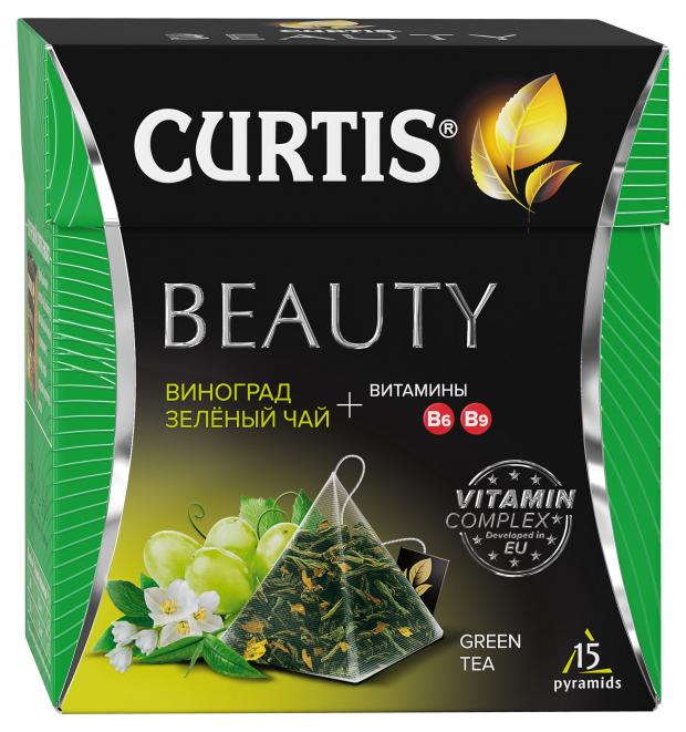 Чай зеленый Curtis Beauty Tea, 15x1,7 г