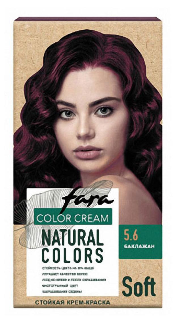 Краска для волос Fara Natural Colors Soft 322 баклажан, 117 г