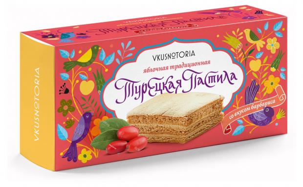 Пастила Vkusnotoria Турецкая со вкусом барбариса, 100 г