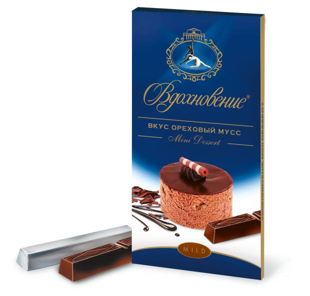 Шоколад Вдохновение Mini Dessert Ореховый мусс, 100 г