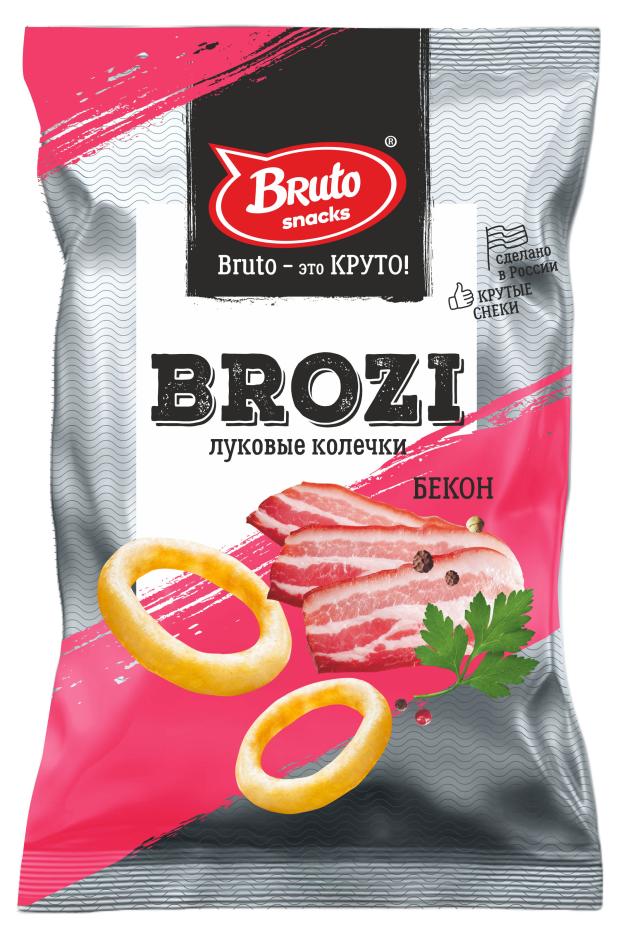 Чипсы-слайсы Brozi бекон, 40 г