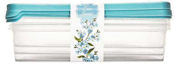 

Набор контейнеров для продуктов Plast TeamArtichoke 0,9 л х3 шт