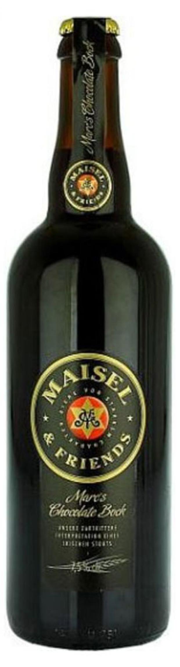 

Пиво Maisel&Friends Marc's Chocolate Bock темное нефильтрованное 7,5%, 750 мл