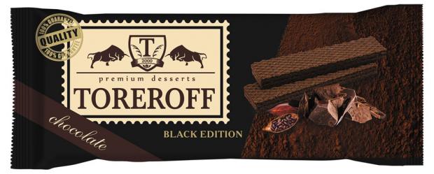 

Вафли TOREROFF Black Edition шоколадные, 160 г