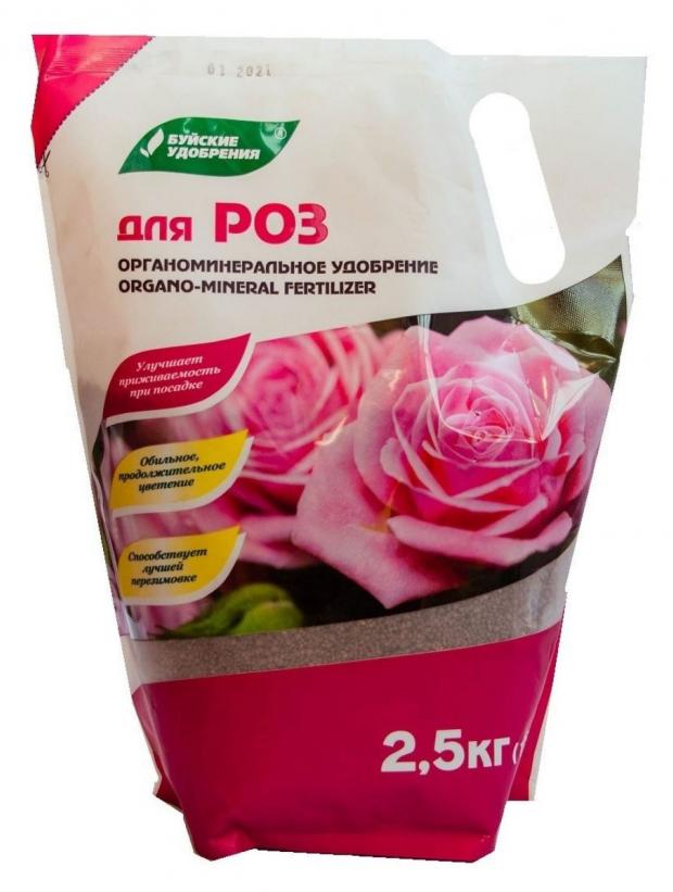 

Удобрение органоминеральное Буйские удобрения Для роз, 2,5 кг