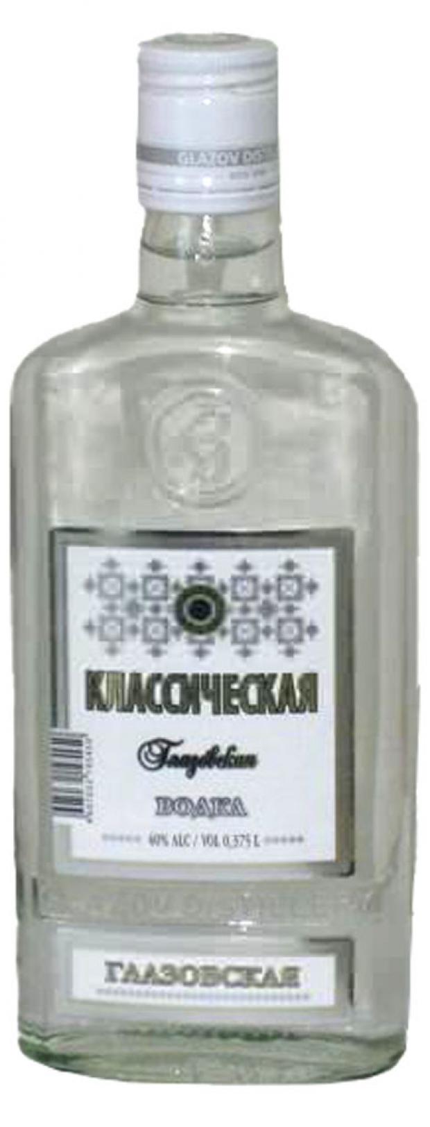 Водка Глазовский Классическая Россия, 0,37 л