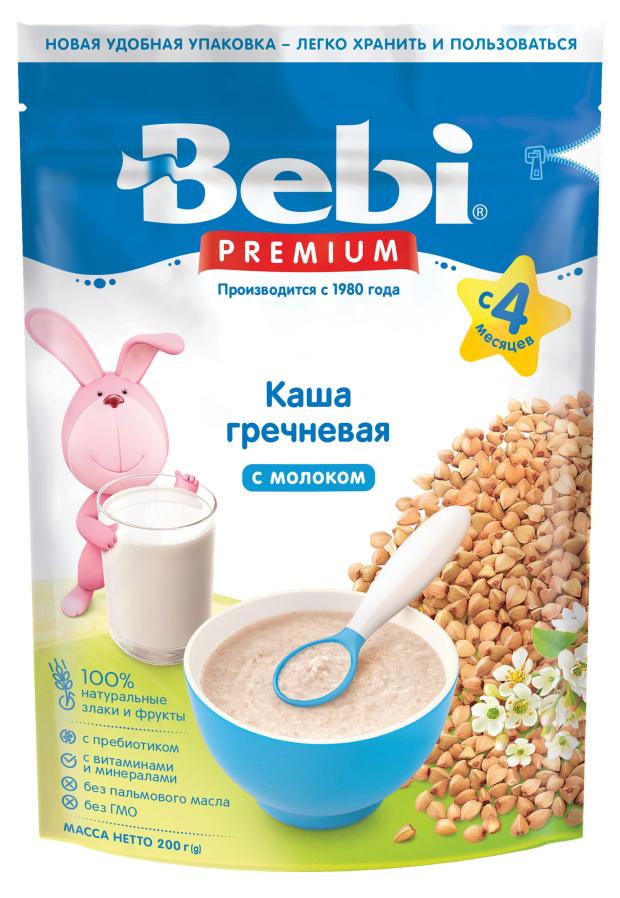 

Каша молочная Bebi Premium Гречневая с 4 мес., 200 г