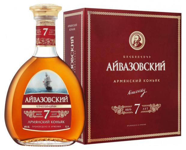 Коньяк Айвазовский 7 лет Армения, 0,5 л