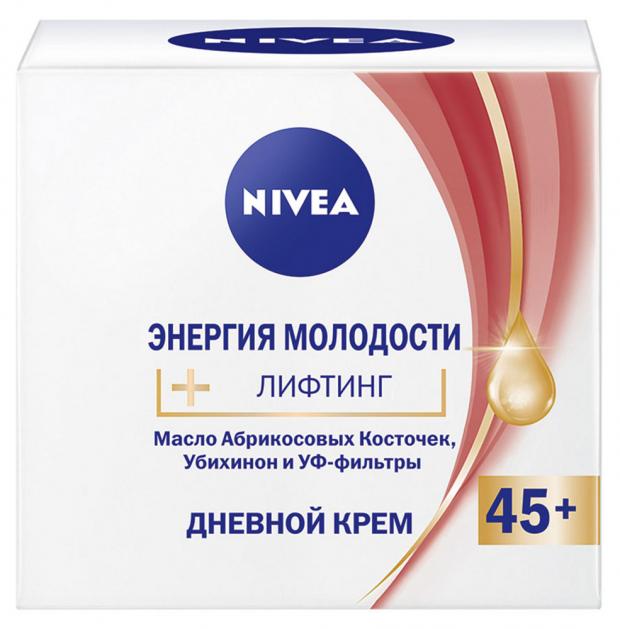 

Крем для лица дневной Nivea Лифтинг энергия молодости 45+, 50 мл