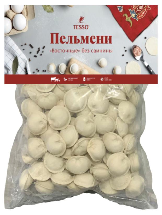 Пельмени TESSO Восточные без свинины, 1 кг