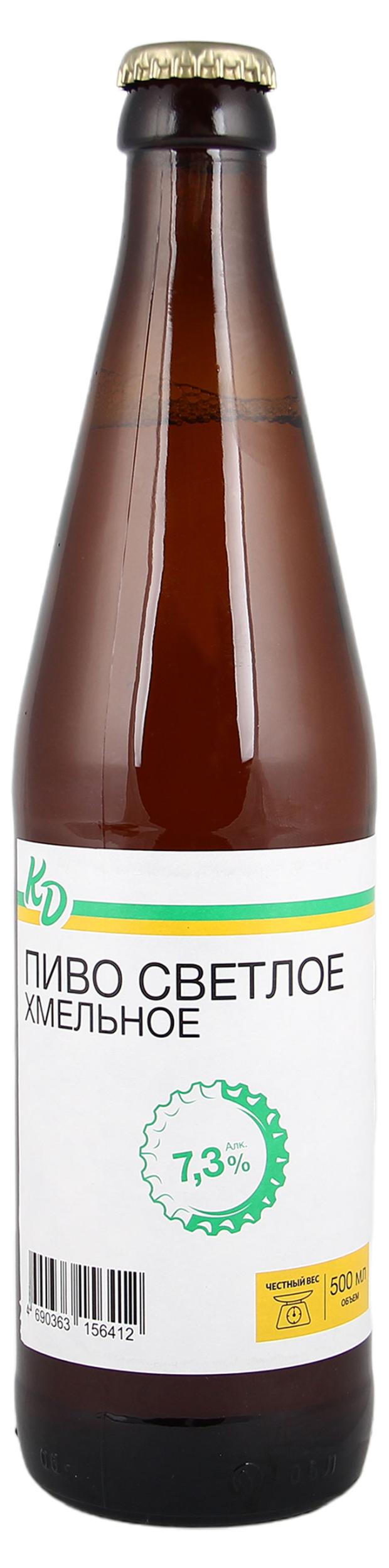 Пиво Каждый день Хмельное крепкое светлое фильтрованное 7,3%, 500 мл