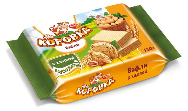 

Вафли Коровка с халвой, 150 г