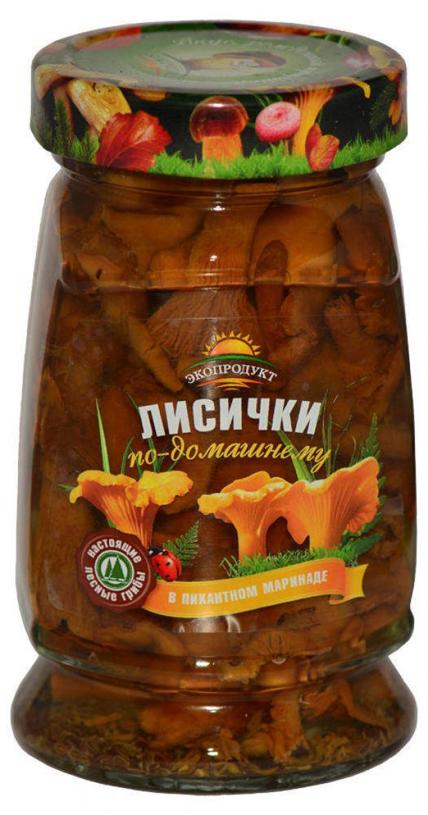 

Лисички маринованные «Экопродукт» по-домашнему, 340 г