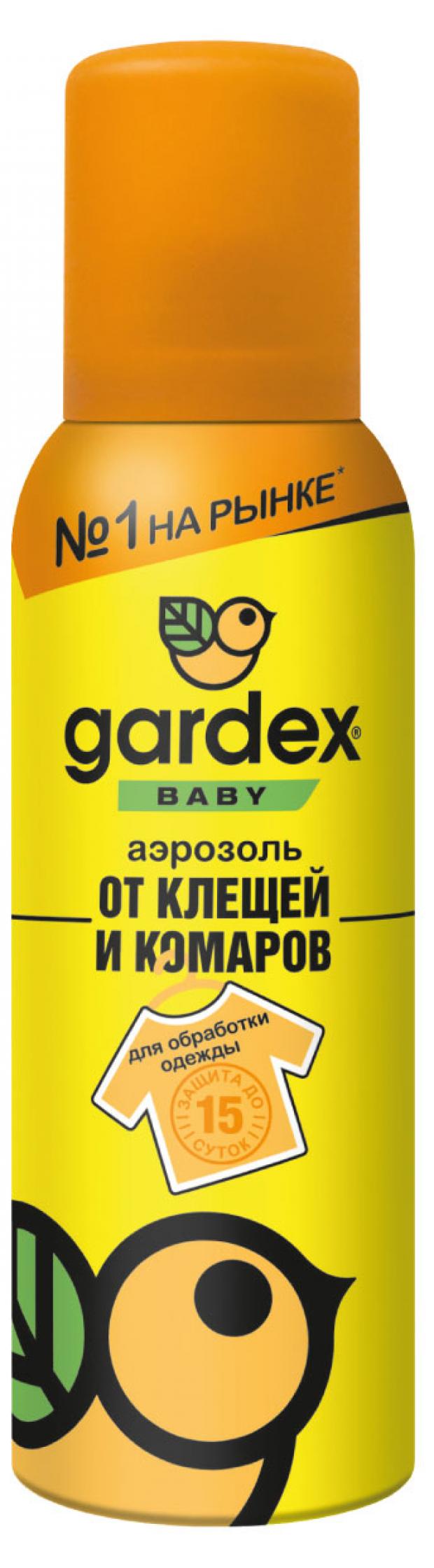 

Аэрозоль Gardex Baby от клещей, 100 мл