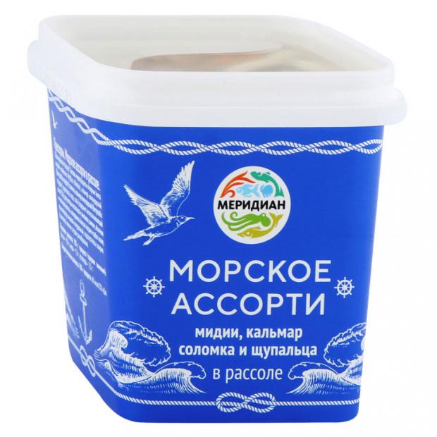 

Морское ассорти «Меридиан» в рассоле, 250 г