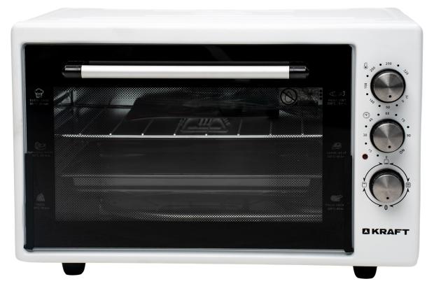 Мини-печь Kraft KF-MO 3801 W белая мини печь kraft kf mo 3801 bu синий