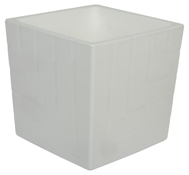 Горшок Ливингрин КВ 20-10 Квадро с вкладкой d20 белый 519₽