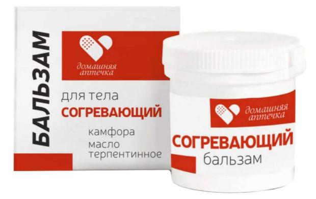 

Бальзам для тела Домашняя аптечка согревающий, 30 мл