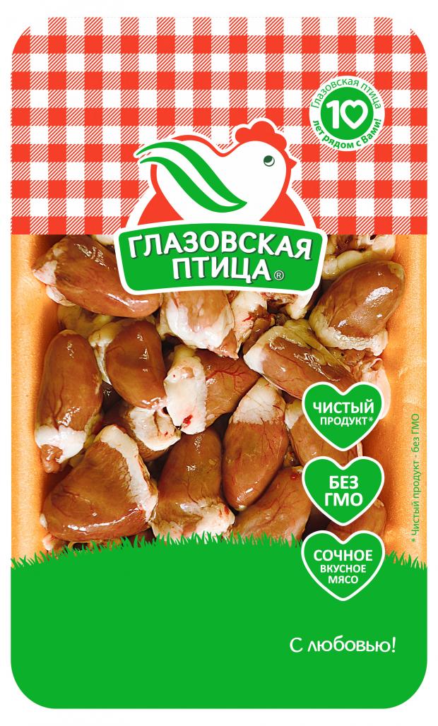 Сердце цыпленка-бройлера Глазовская птица охлажденное, 400 г
