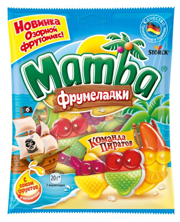 Жевательные конфеты Mamba Пираты, 70 г цена и фото