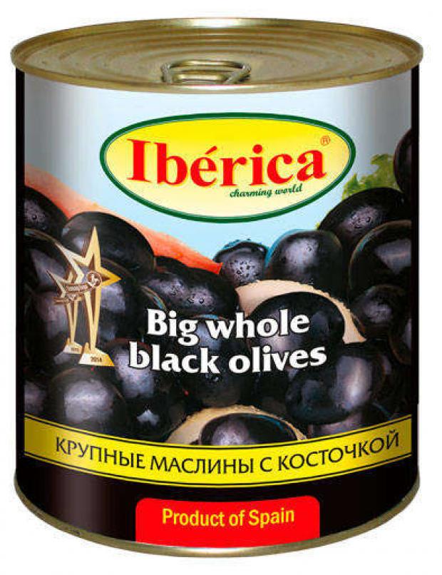 

Маслины черные Iberica гигантские с косточкой, 875 г