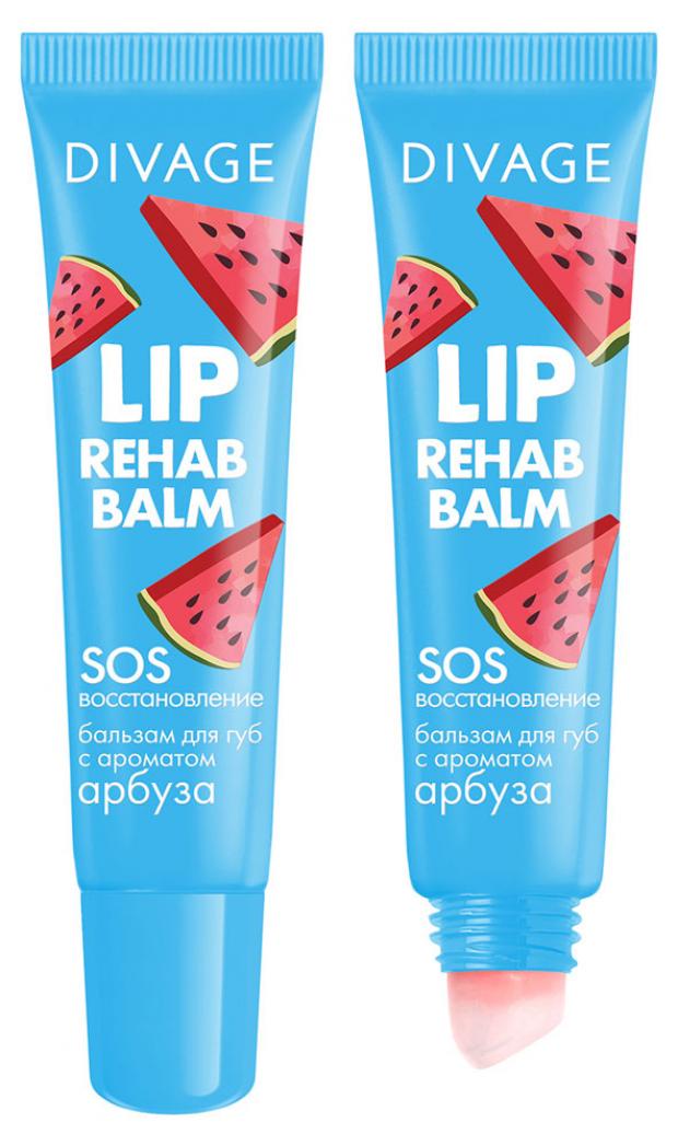 

Бальзам для губ Divage Lip Rehab Арбуз, 12 мл