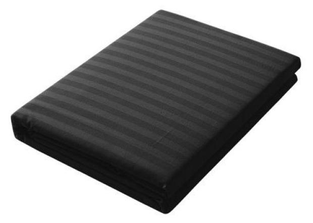 

Простыня на резинке Verossa черная, 200x200 см