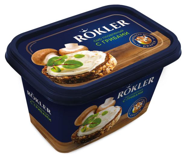 

Сыр плавленый Rokler с грибами БЗМЖ, 370 г