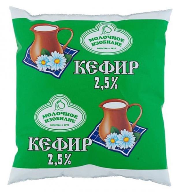 Кефир Молочное изобилие 2,5% БЗМЖ, 500 мл