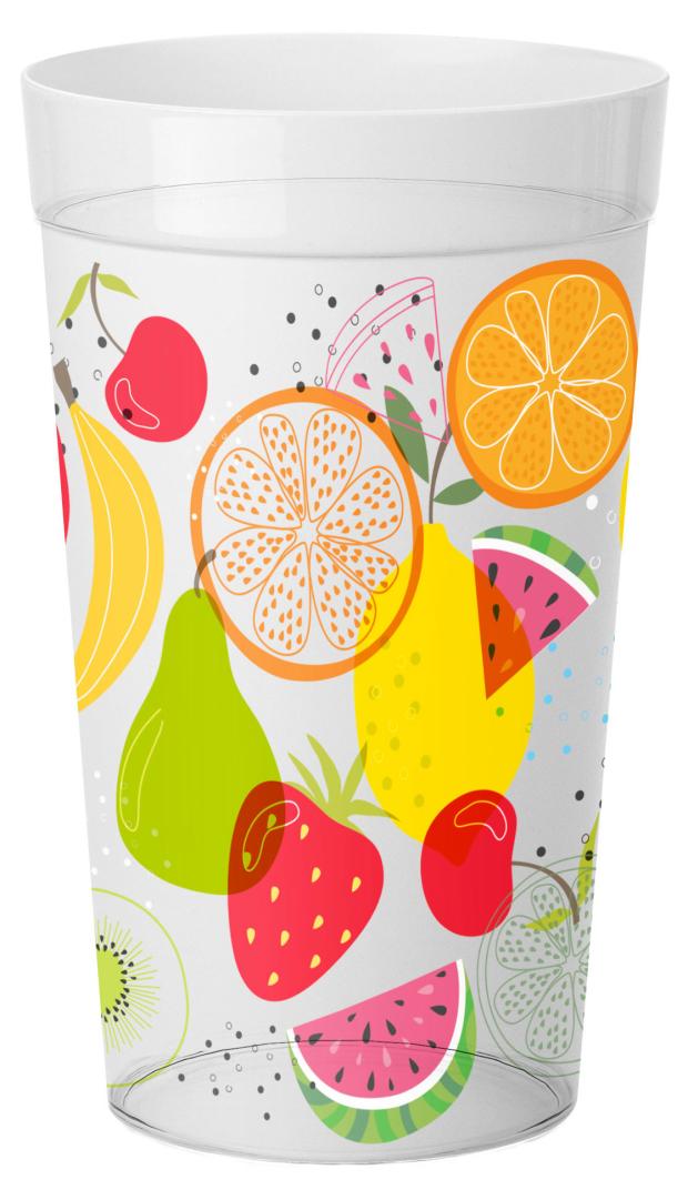 

Стакан Бытпласт с декором Picnic, 380мл