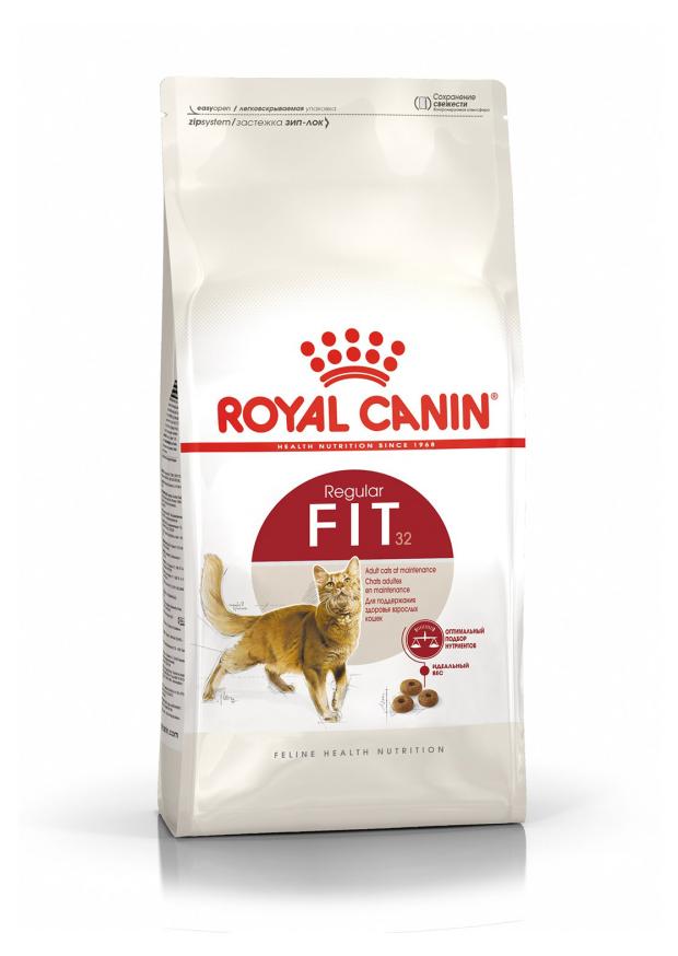 Сухой корм для кошек Royal Canin Fit 32 для умеренно активных и имеющих доступ на улицу, 560 г