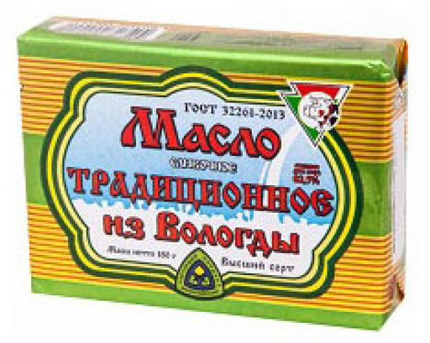 

Масло сливочное Из Вологды 82,5%, 180 г