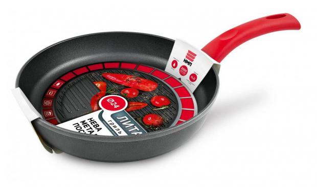 

Сковородка-гриль Нева Металл Red, 24 см