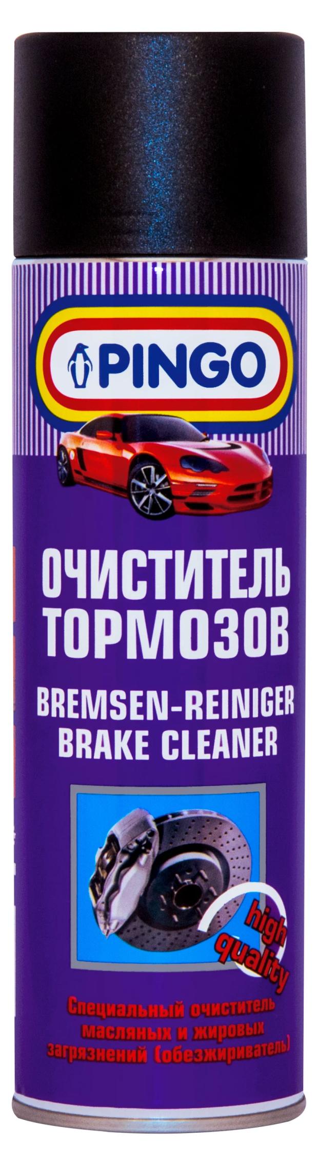 Очиститель тормозов Pingo аэрозоль. 500 мл датчик износа задних тормозных колодок для bmw e60 525i 528xi 530i 535i 545i 550i 645ci 650i m m5 m6 oem no 34356764299 34356789493 2 шт