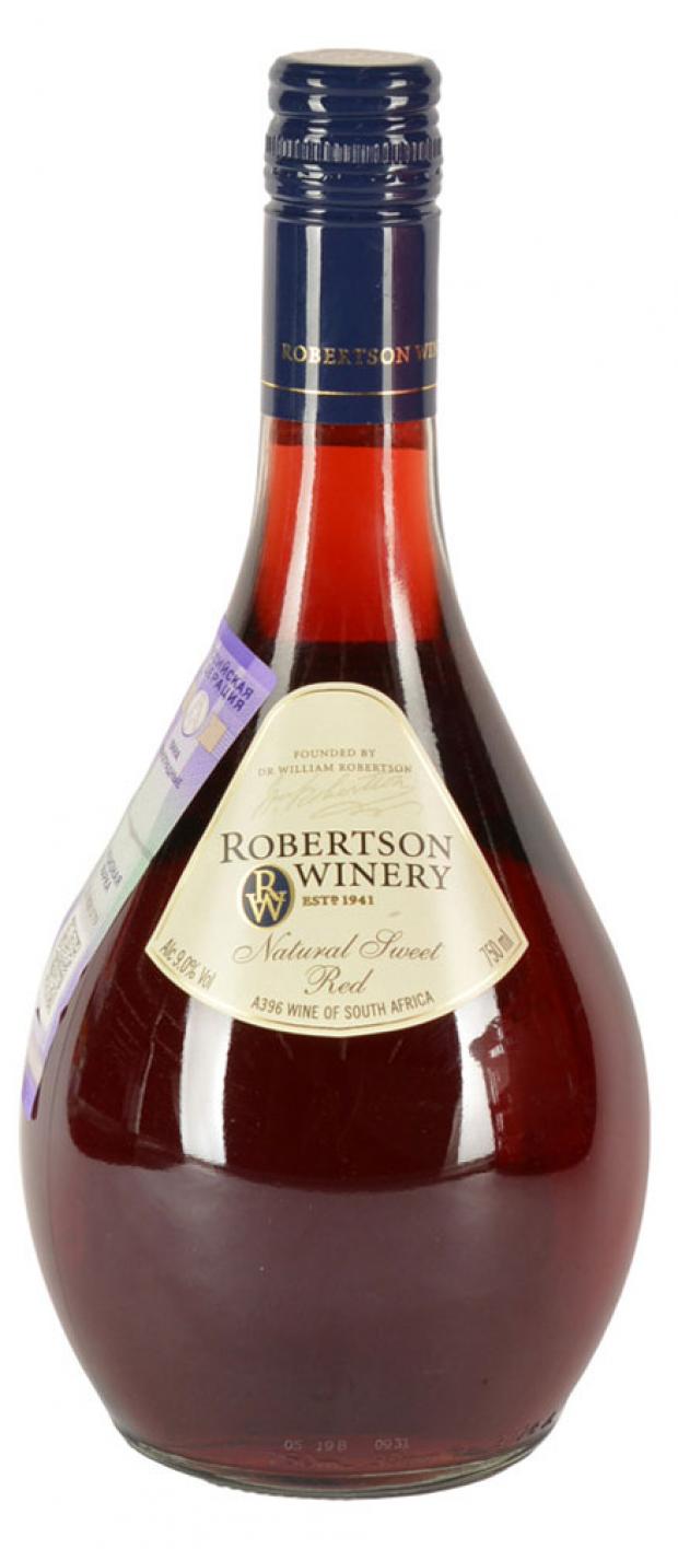 Вино Robertson Winery красное сладкое ЮАР, 0,75 л вино robertson winery столовое белое сладкое юар 0 75 л