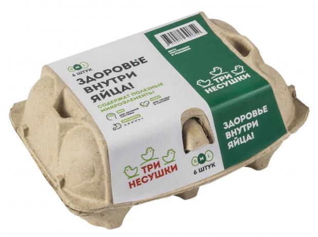 

Яйца куриные Три несушки С1, 6 шт