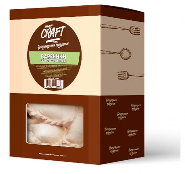 Вареники HandyCraft С картофелем и грибами, 600 г