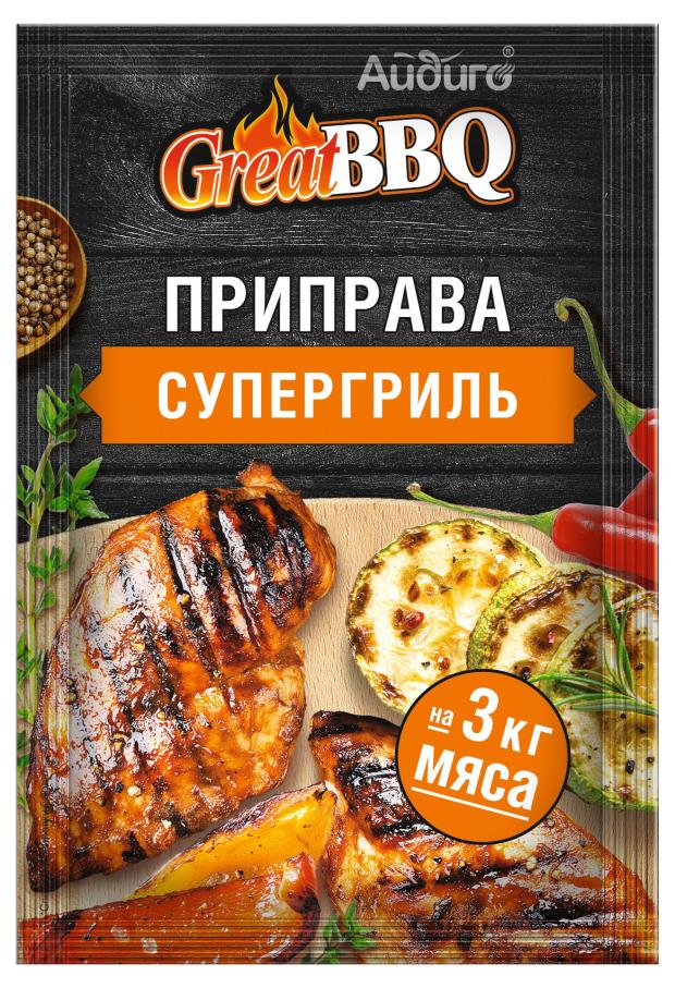 Приправа Айдиго Супергриль Great BBQ, 30 г