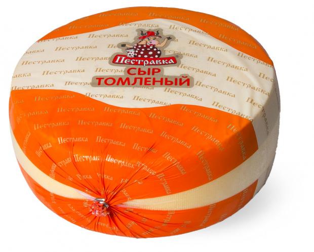 Сыр полутвердый Пестравка Томленый 50% БЗМЖ (0,3-1 кг), 1 упаковка ~0.3 кг