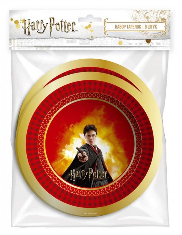 

Набор одноразовых тарелок ND Play Harry Potter, 6х18 см