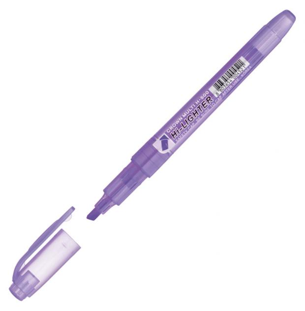 Текстовыделитель Crown Multi Hi-Lighter фиолетовый, 1-4мм