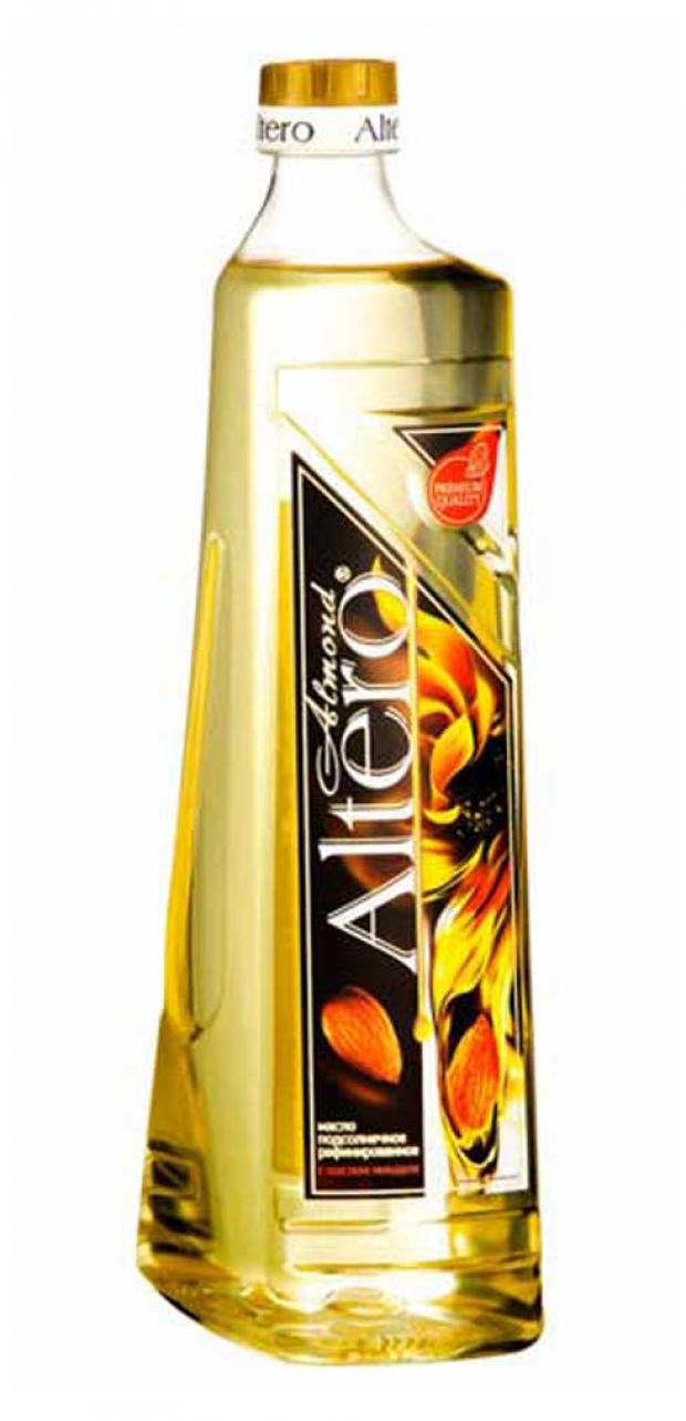 

Масло подсолнечное Altero Almond рафинированное с добавлением миндального масла, 810 мл