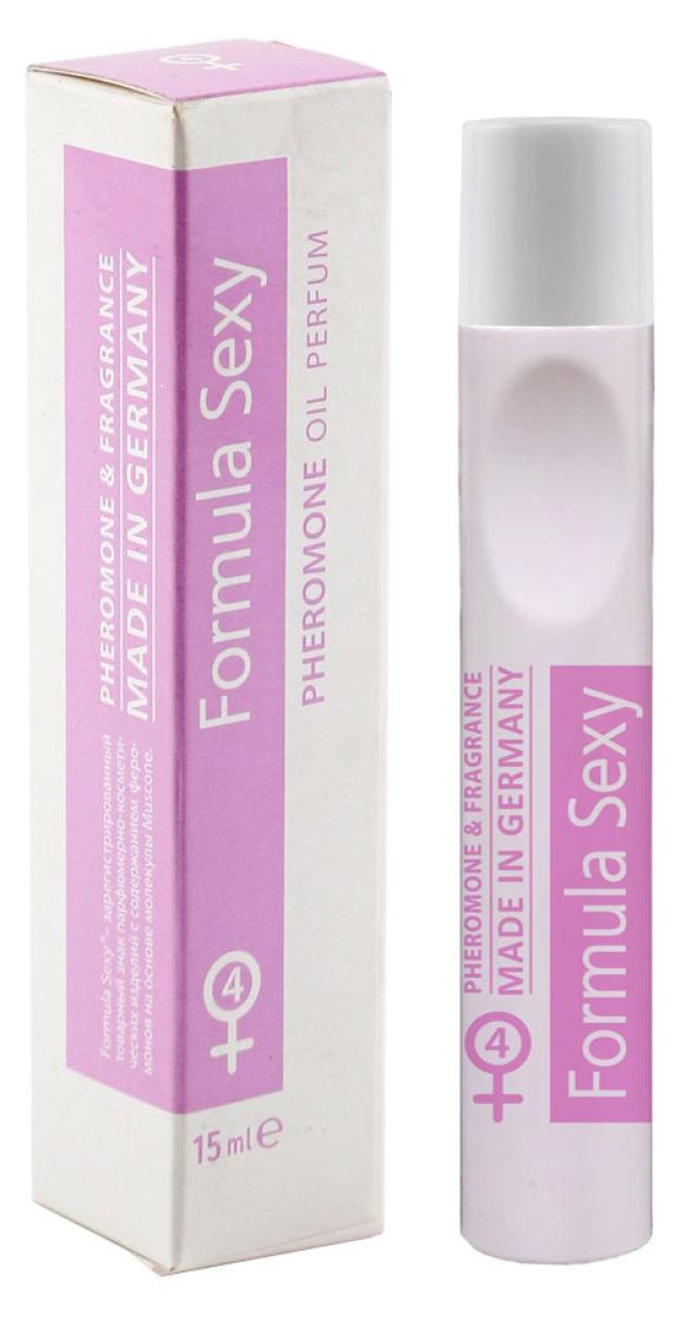 Масло женское парфюмерное Delta Parfum с феромонами Formula Sexy 4, 15 мл