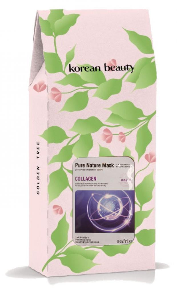 Подарочный набор Golden Tree 3 Korean Beauty: тканевая маска для лица, 3 шт