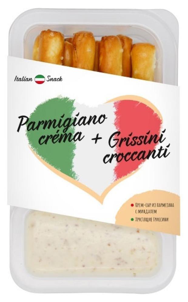 

Набор Крем-сыр из пармезана с миндалем + гриссини Italian snack БЗМЖ, 50 г