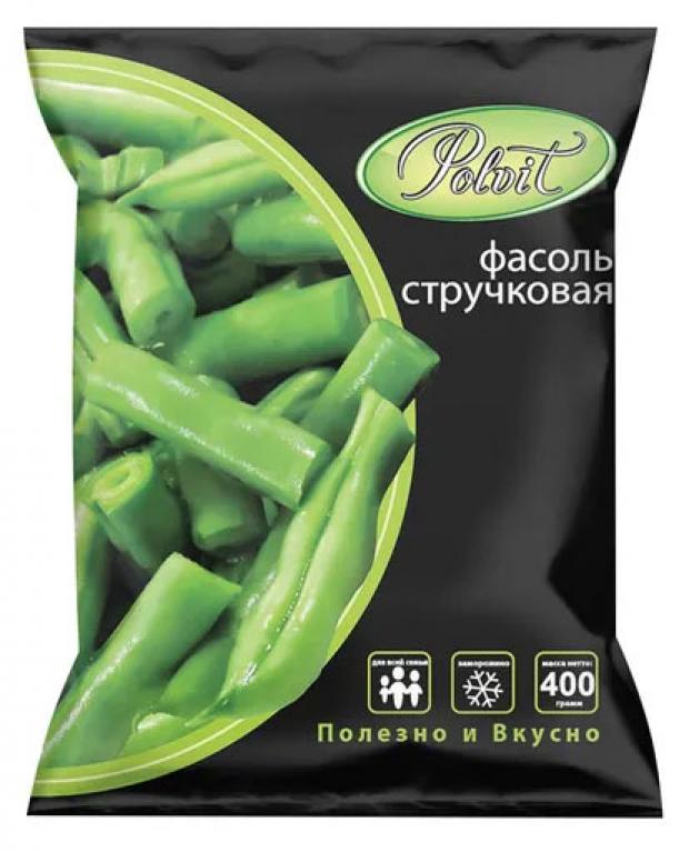 Фасоль Polvit стручковая резаная замороженная, 400 г