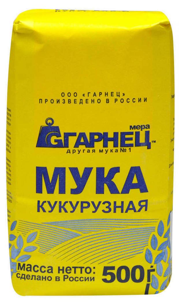 Мука кукурузная Garnec без глютена, 500 г мука garnec нутовая без глютена 500 г