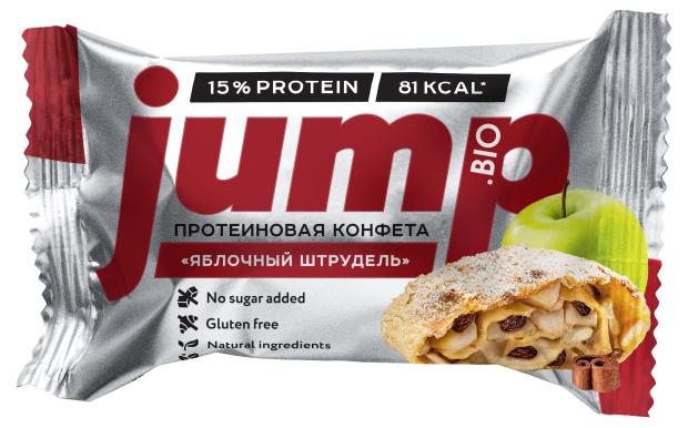 Конфета протеиновая JUMP 15% без сахара Яблочный штрудель, 30 г