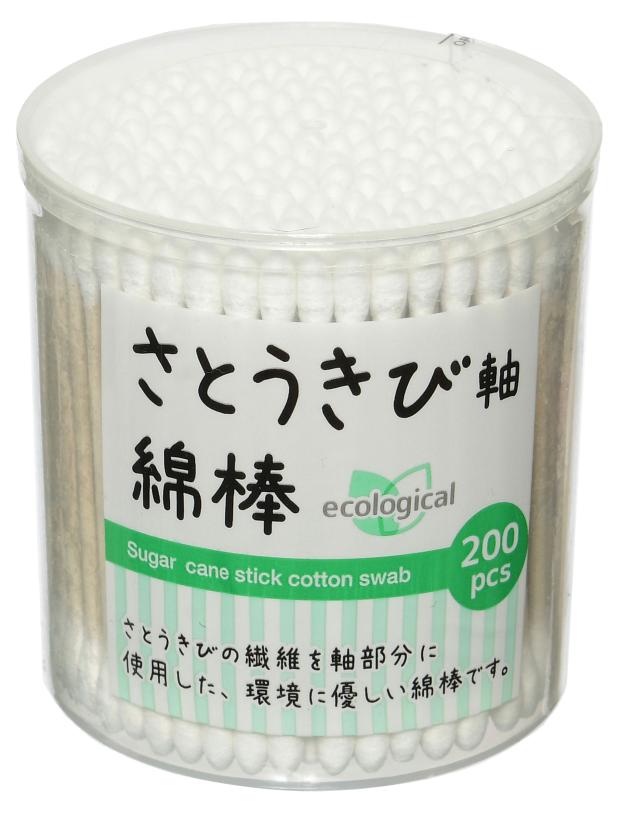 

Ватные палочки Can Do с основой из сахарного тростника, 200 шт